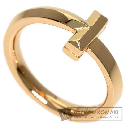 TIFFANY&Co. T One Narrow Ring K18 Pink Gold Ladies [Used]
