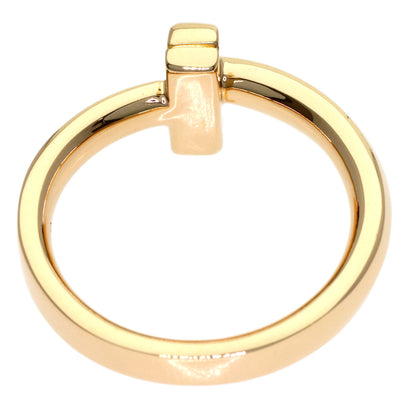 TIFFANY&Co. T One Narrow Ring K18 Pink Gold Ladies [Used]