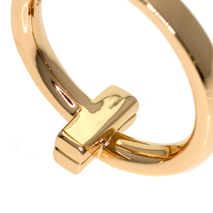 TIFFANY&Co. T One Narrow Ring K18 Pink Gold Ladies [Used]