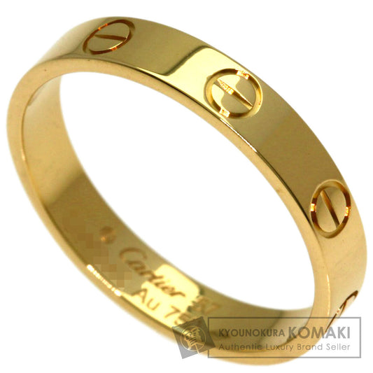 CARTIER Mini love ring #57 Ring K18 Yellow Gold Ladies [Used]