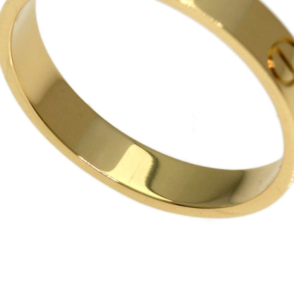 CARTIER Mini love ring #57 Ring K18 Yellow Gold Ladies [Used]
