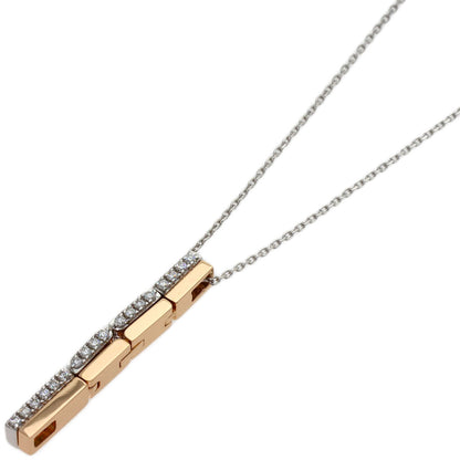 TASAKI Two-Tone  2WAY Diamond Necklace K18 White Gold 18K Pink GoldLadies [Used]