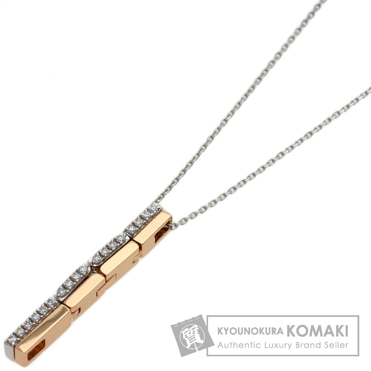 TASAKI Two-Tone  2WAY Diamond Necklace K18 White Gold 18K Pink GoldLadies [Used]