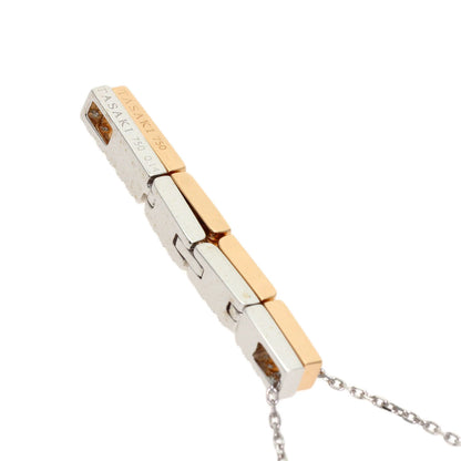 TASAKI Two-Tone  2WAY Diamond Necklace K18 White Gold 18K Pink GoldLadies [Used]