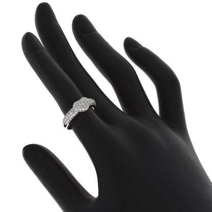 Ponte Vecchio Heart motif Diamond Ring K18 White Gold Ladies [Used]