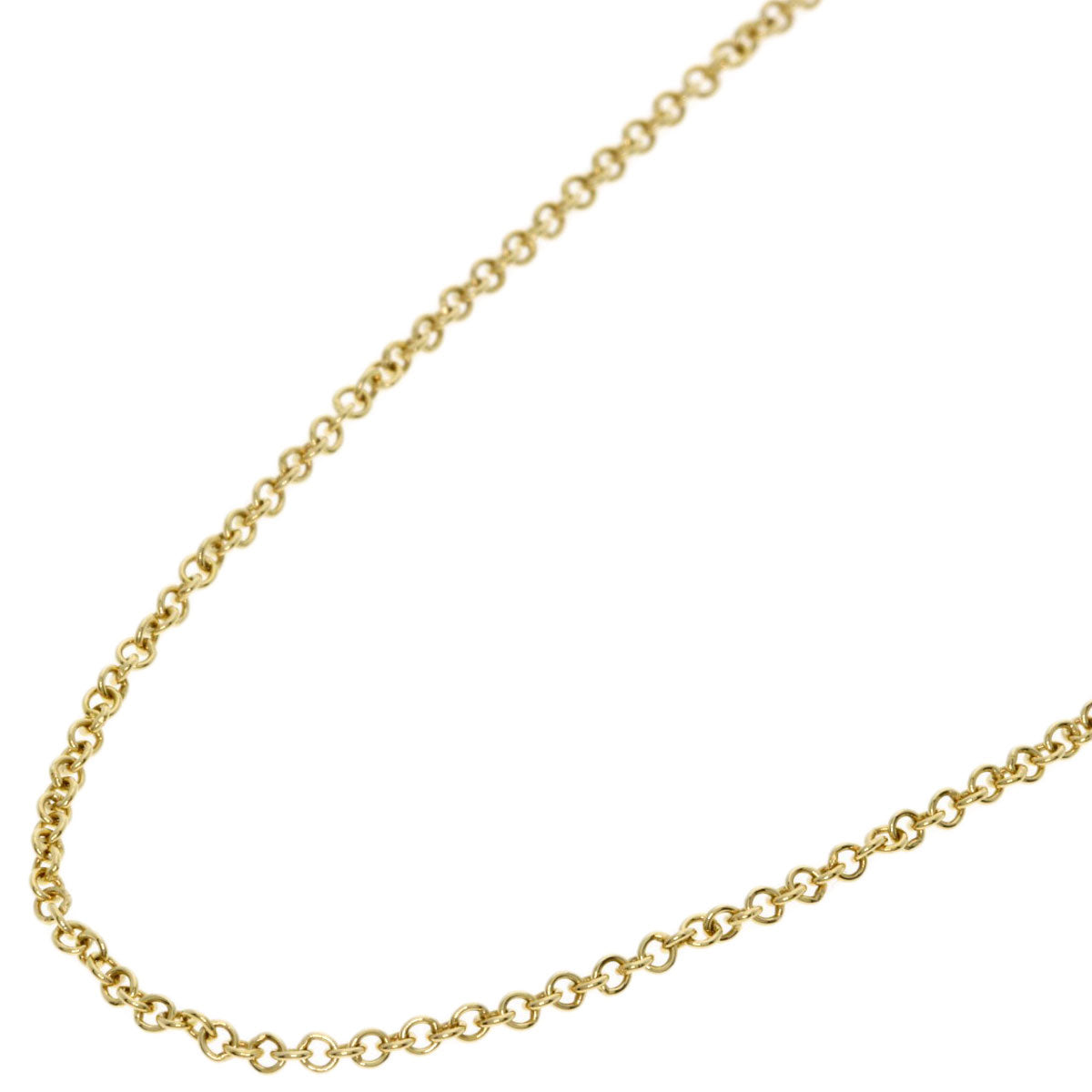 TIFFANY&Co. Chain 15.7" Necklace K18 Yellow Gold Ladies [Used]