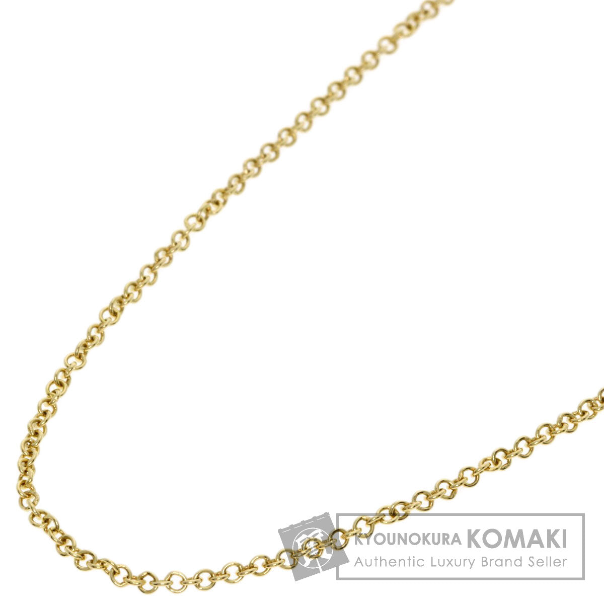 TIFFANY&Co. Chain 15.7" Necklace K18 Yellow Gold Ladies [Used]