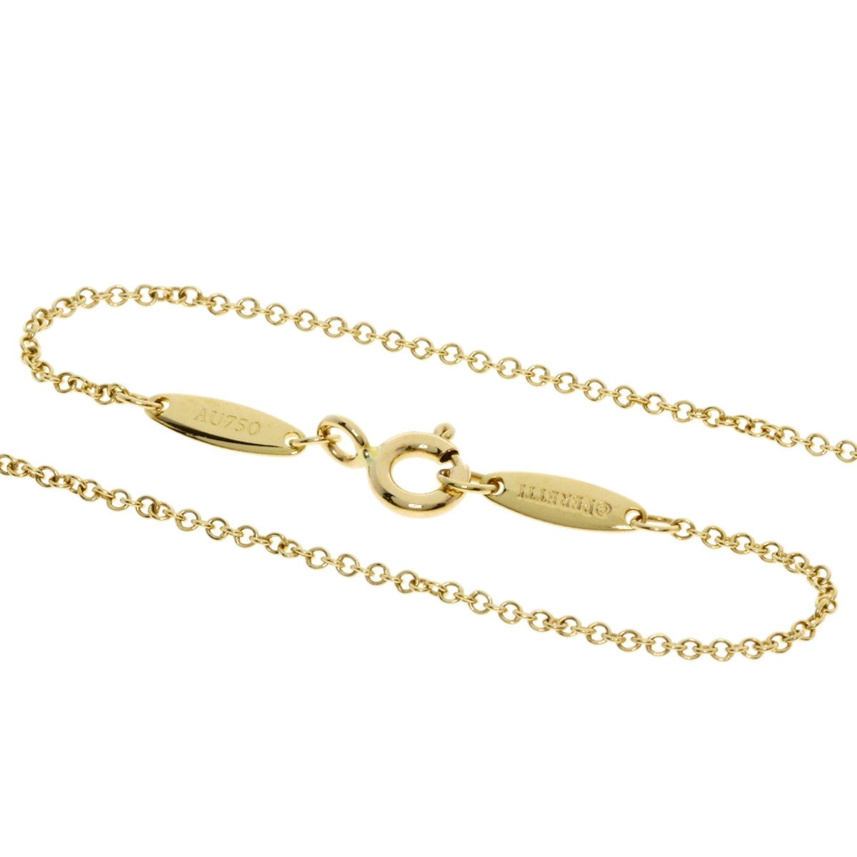 TIFFANY&Co. Chain 15.7" Necklace K18 Yellow Gold Ladies [Used]