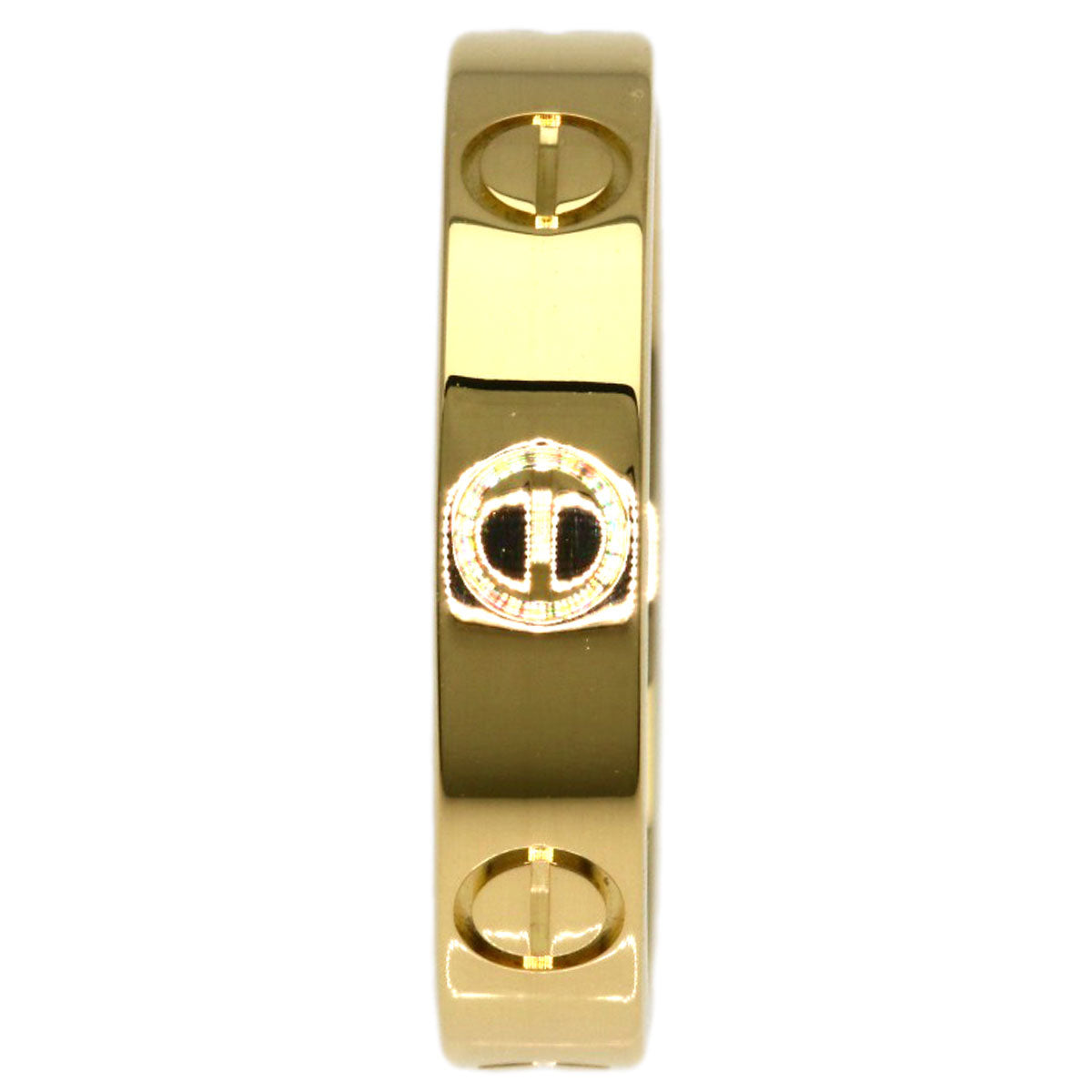CARTIER Mini love ring #49 Ring K18 Yellow Gold Ladies [Used]