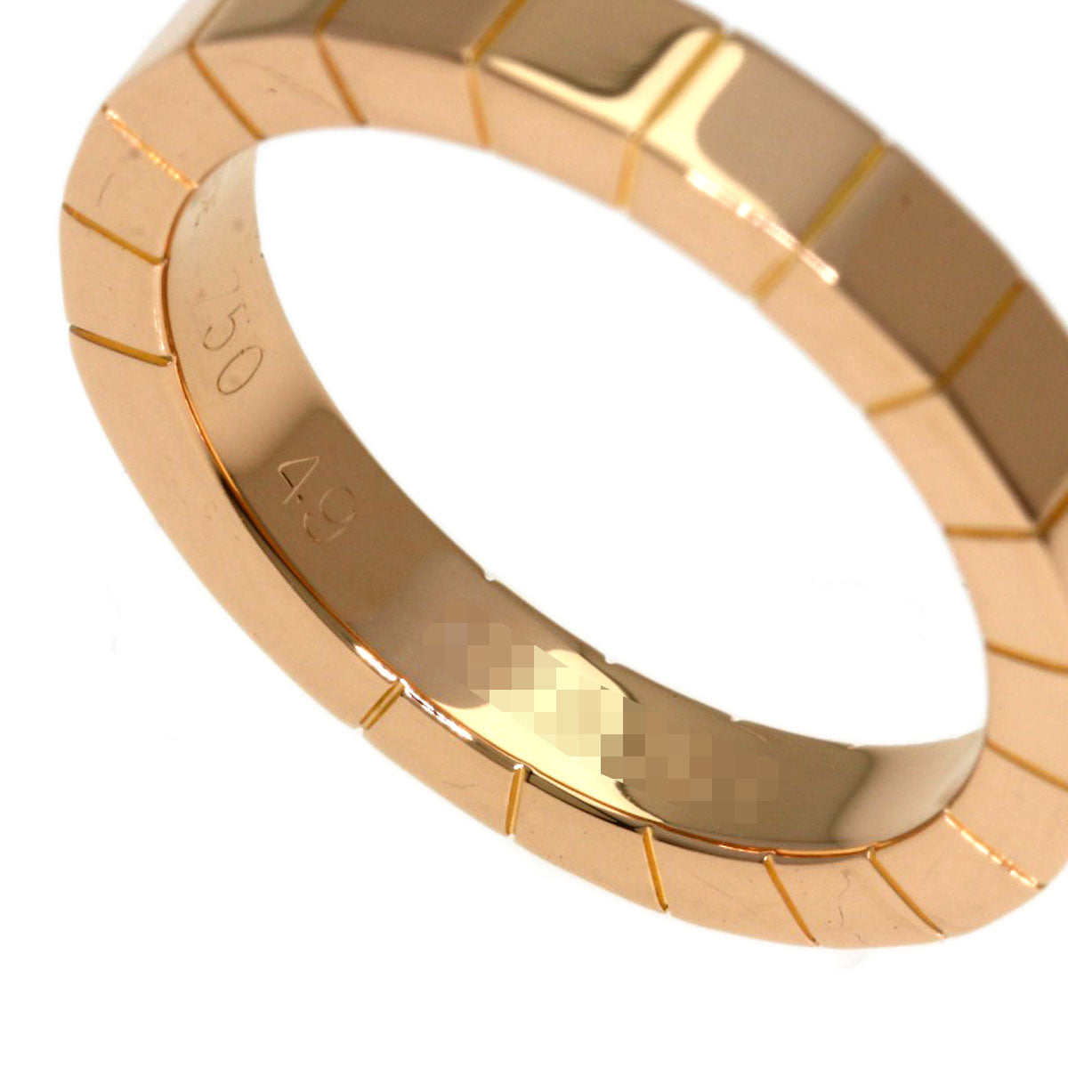 CARTIER Laniere # 49 Ring K18 Pink Gold Ladies [Used]
