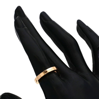 CARTIER Laniere # 49 Ring K18 Pink Gold Ladies [Used]