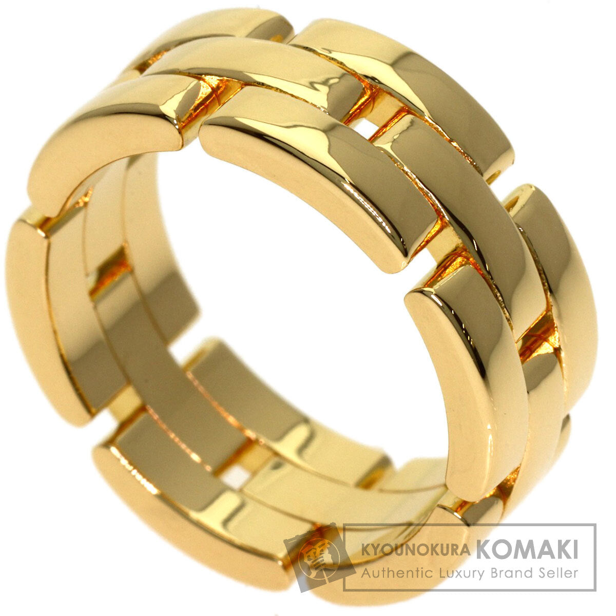 CARTIER Maillon PANTHERE #57 Ring K18 Yellow Gold Ladies [Used]