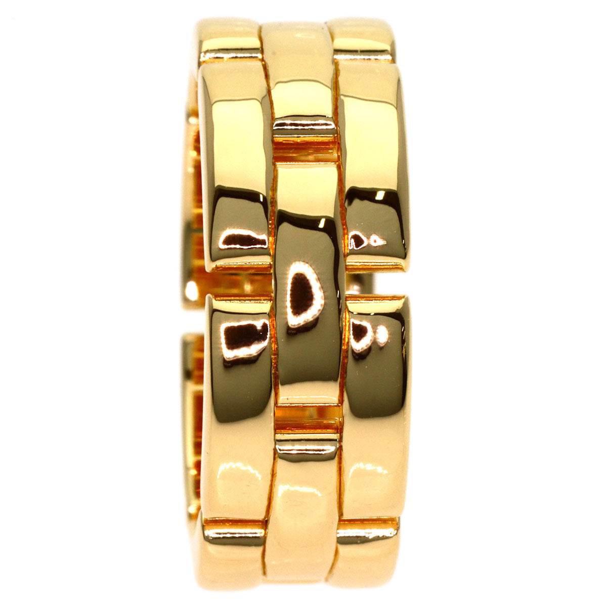 CARTIER Maillon PANTHERE #57 Ring K18 Yellow Gold Ladies [Used]