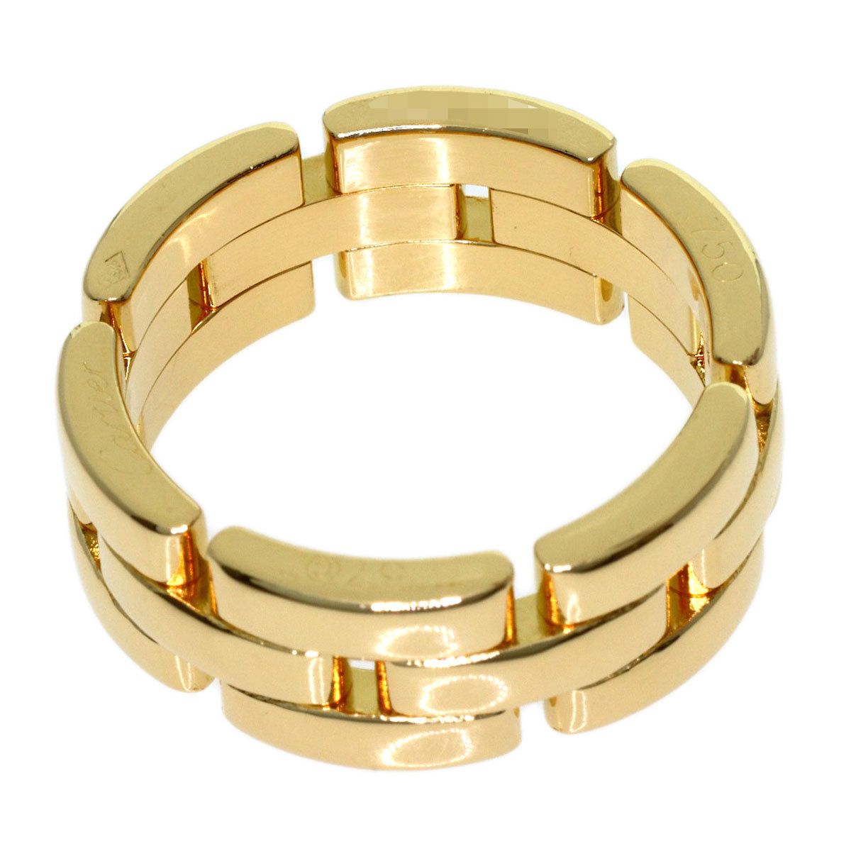 CARTIER Maillon PANTHERE #57 Ring K18 Yellow Gold Ladies [Used]