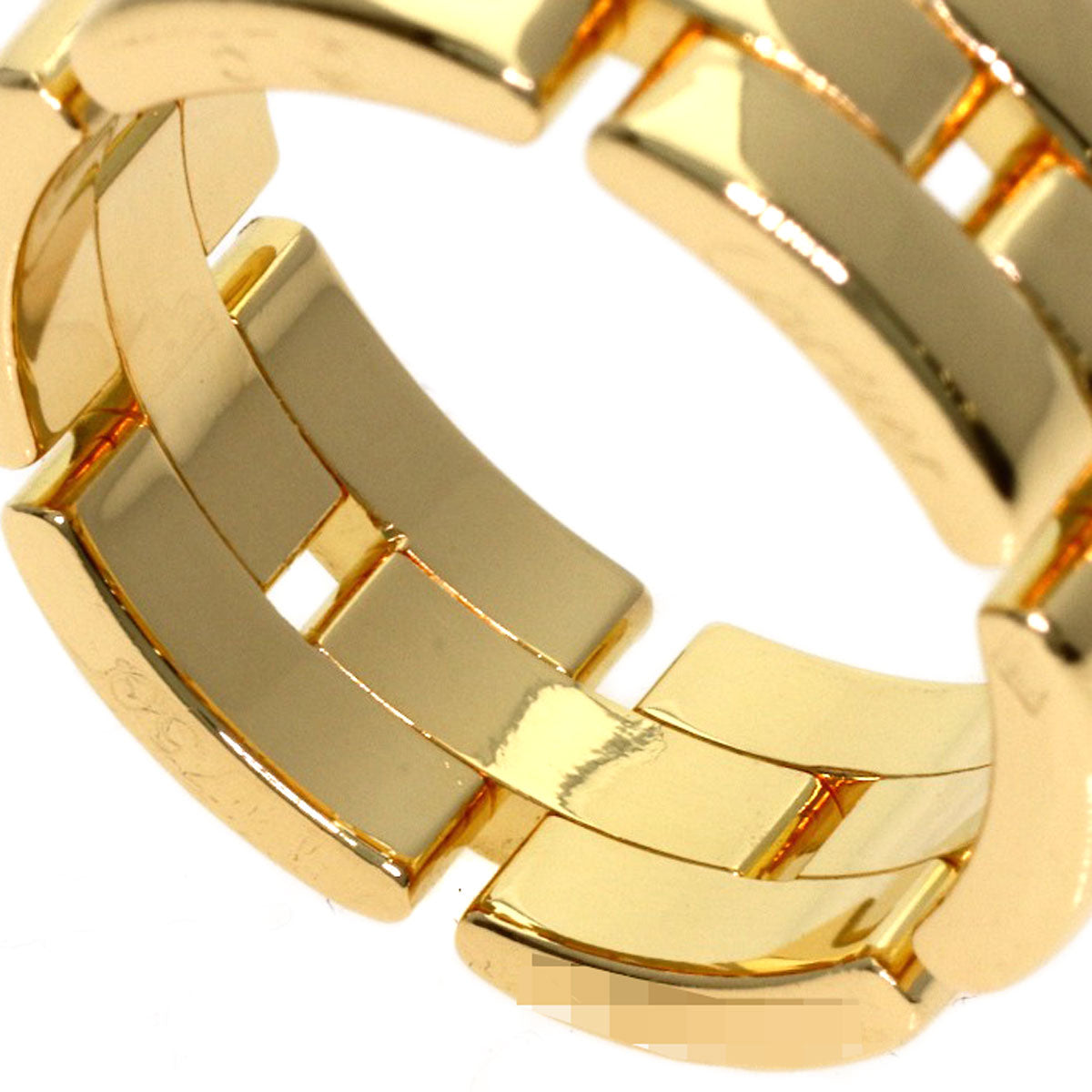 CARTIER Maillon PANTHERE #57 Ring K18 Yellow Gold Ladies [Used]