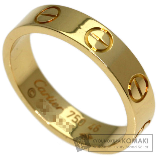 CARTIER Mini love ring #46 Ring K18 Yellow Gold Ladies [Used]