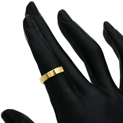 CARTIER Mini love ring #46 Ring K18 Yellow Gold Ladies [Used]