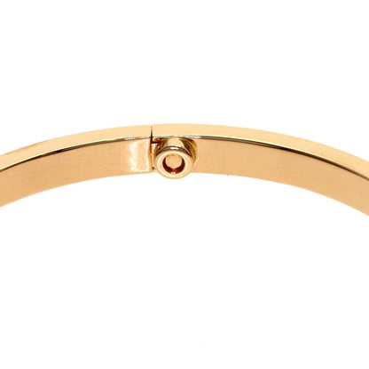 CARTIER LOVE Bracelets SM #17 (Driver not included) Bracelet K18 Pink Gold Ladies [Used]