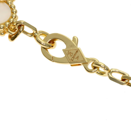 Van Cleef & Arpels Vintage Alhambra Shell Bracelet K18 Yellow Gold Ladies [Used]