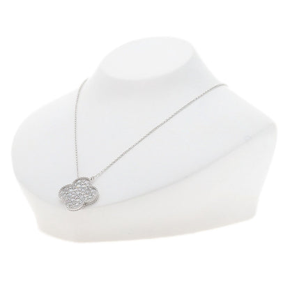 Van Cleef & Arpels Magic Alhambra Diamond Necklace K18 White Gold Ladies [Used]