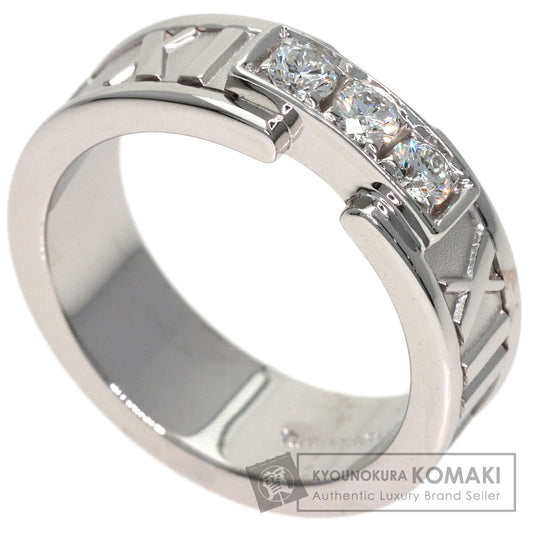 TIFFANY&Co. Atlas Diamond Ring K18 White Gold Ladies [Used]