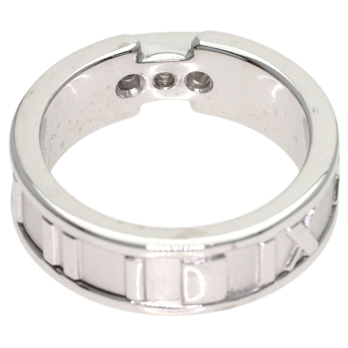 TIFFANY&Co. Atlas Diamond Ring K18 White Gold Ladies [Used]
