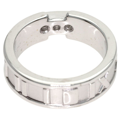 TIFFANY&Co. Atlas Diamond Ring K18 White Gold Ladies [Used]