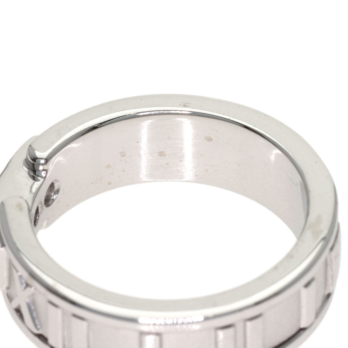 TIFFANY&Co. Atlas Diamond Ring K18 White Gold Ladies [Used]