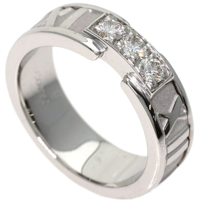 TIFFANY&Co. Atlas Diamond Ring K18 White Gold Ladies [Used]