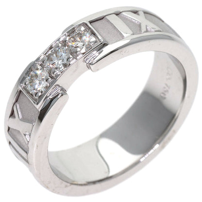 TIFFANY&Co. Atlas Diamond Ring K18 White Gold Ladies [Used]