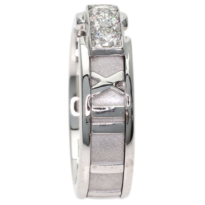 TIFFANY&Co. Atlas Diamond Ring K18 White Gold Ladies [Used]