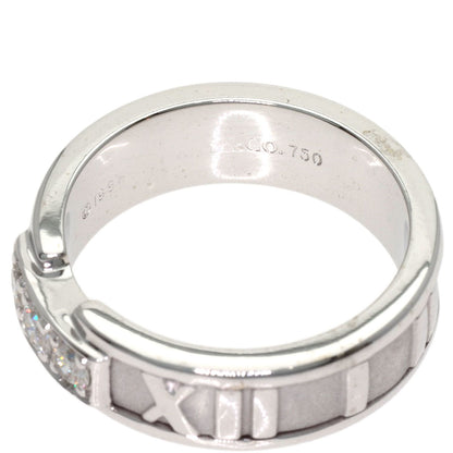 TIFFANY&Co. Atlas Diamond Ring K18 White Gold Ladies [Used]