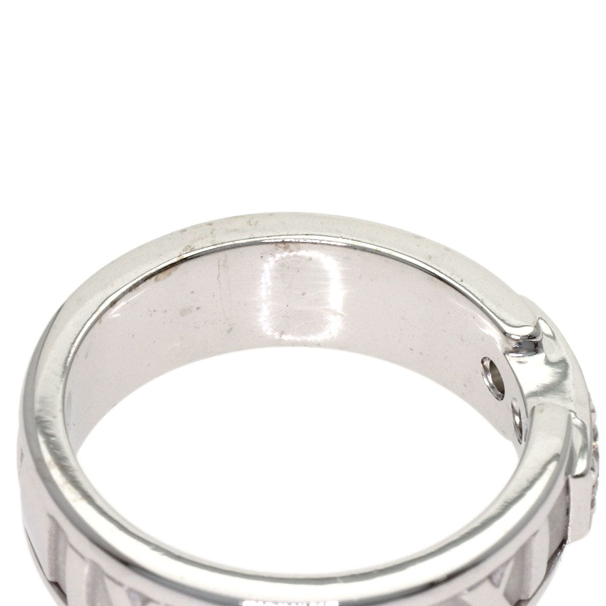 TIFFANY&Co. Atlas Diamond Ring K18 White Gold Ladies [Used]