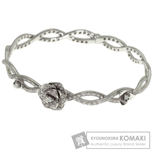PIAGET Rose Full Diamond #17 Bracelet K18 White Gold Ladies [Used]