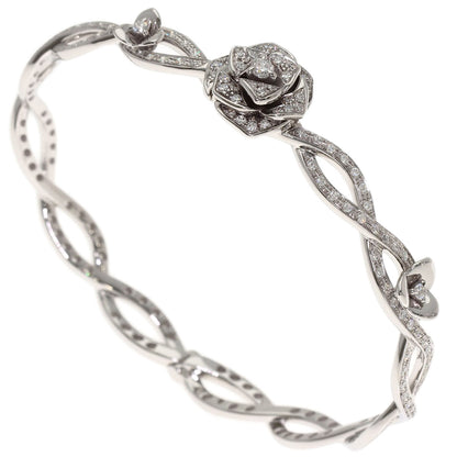 PIAGET Rose Full Diamond #17 Bracelet K18 White Gold Ladies [Used]