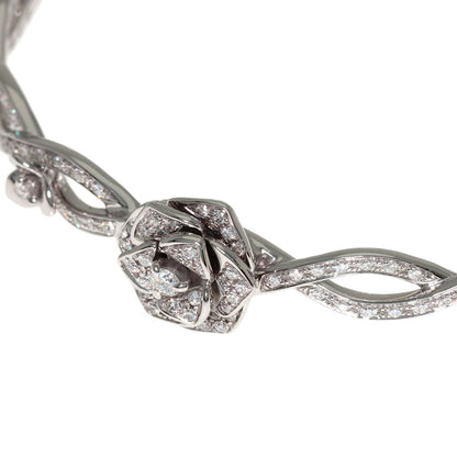 PIAGET Rose Full Diamond #17 Bracelet K18 White Gold Ladies [Used]