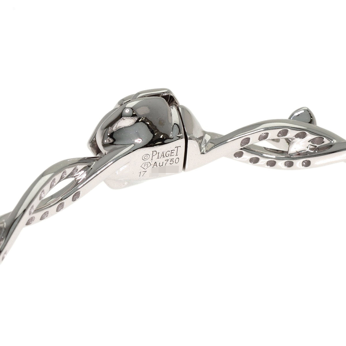 PIAGET Rose Full Diamond #17 Bracelet K18 White Gold Ladies [Used]