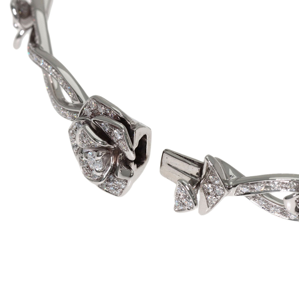 PIAGET Rose Full Diamond #17 Bracelet K18 White Gold Ladies [Used]