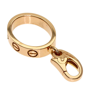 CARTIER Baby Love Charm Pendant top K18 Pink Gold Ladies [Used]