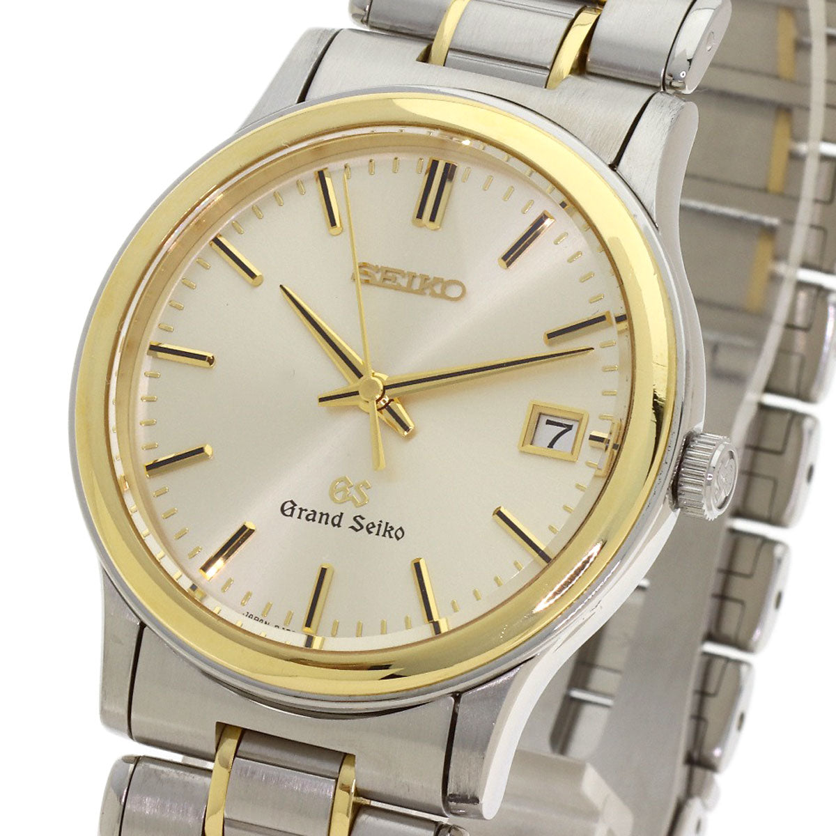 SEIKO Grand Seiko Round Face Watches SBGF014 8J56-7000 Stainless Steel/SSxK18YG mens