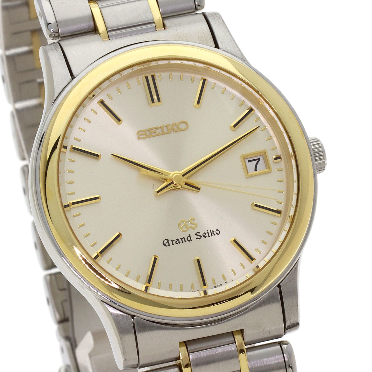 SEIKO Grand Seiko Round Face Watches SBGF014 8J56-7000 Stainless Steel/SSxK18YG mens