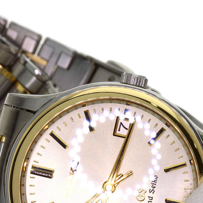SEIKO Grand Seiko Round Face Watches SBGF014 8J56-7000 Stainless Steel/SSxK18YG mens