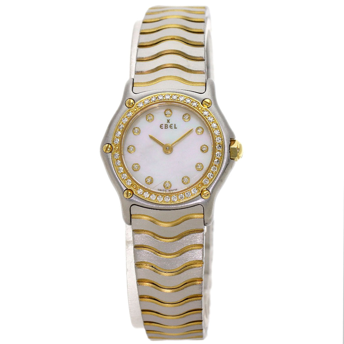 EBEL Classic wave Watches Stainless Steel/SSxGP Ladies