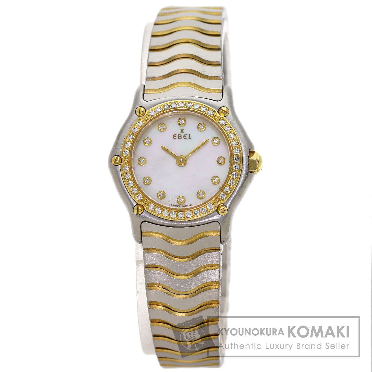 EBEL Classic wave Watches Stainless Steel/SSxGP Ladies