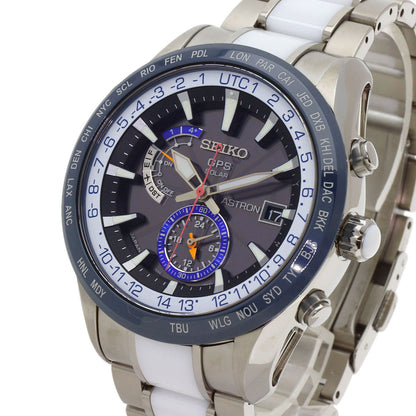 SEIKO Astron (Limited Edition of 1200 Units) Watches SBXA029 7X52-0AJ0 Titanium/Titanium xCeramic mens