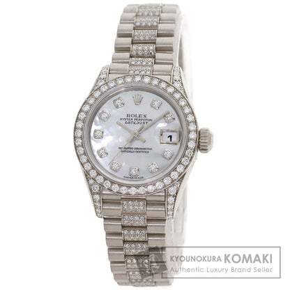 ROLEX DATEJUST 10P Diamond Watches 79159NG K18 White Gold/K18WGxDiamond Ladies