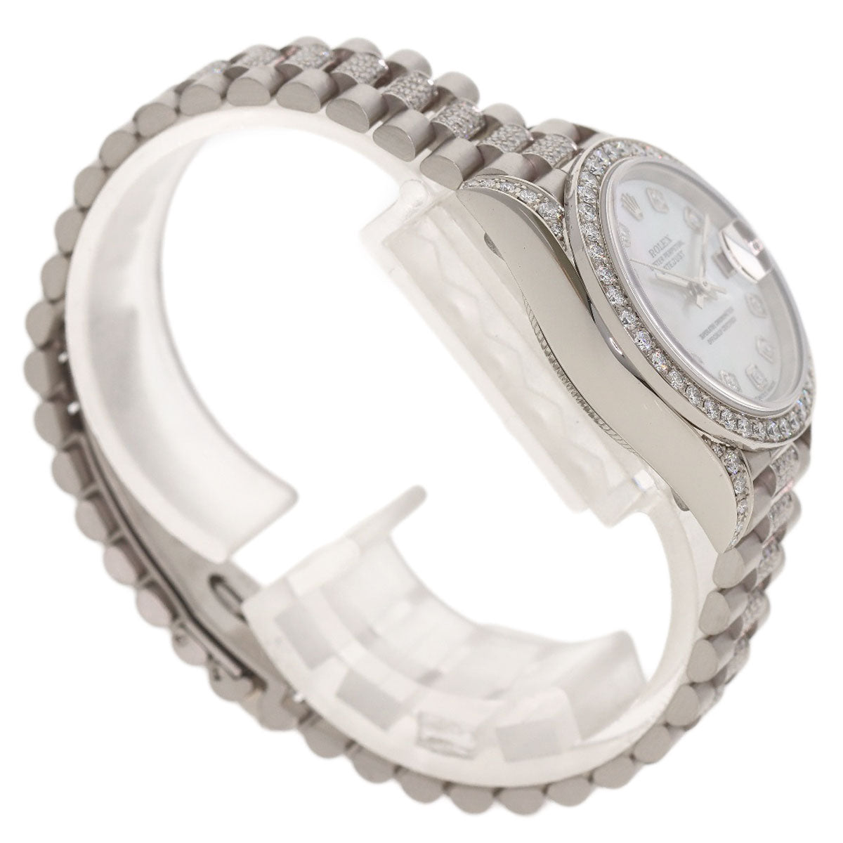 ROLEX DATEJUST 10P Diamond Watches 79159NG K18 White Gold/K18WGxDiamond Ladies