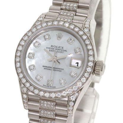 ROLEX DATEJUST 10P Diamond Watches 79159NG K18 White Gold/K18WGxDiamond Ladies