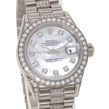 ROLEX DATEJUST 10P Diamond Watches 79159NG K18 White Gold/K18WGxDiamond Ladies