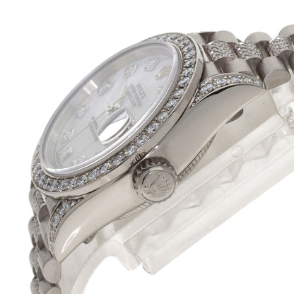 ROLEX DATEJUST 10P Diamond Watches 79159NG K18 White Gold/K18WGxDiamond Ladies